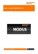 How to install MODUS 1.13 software